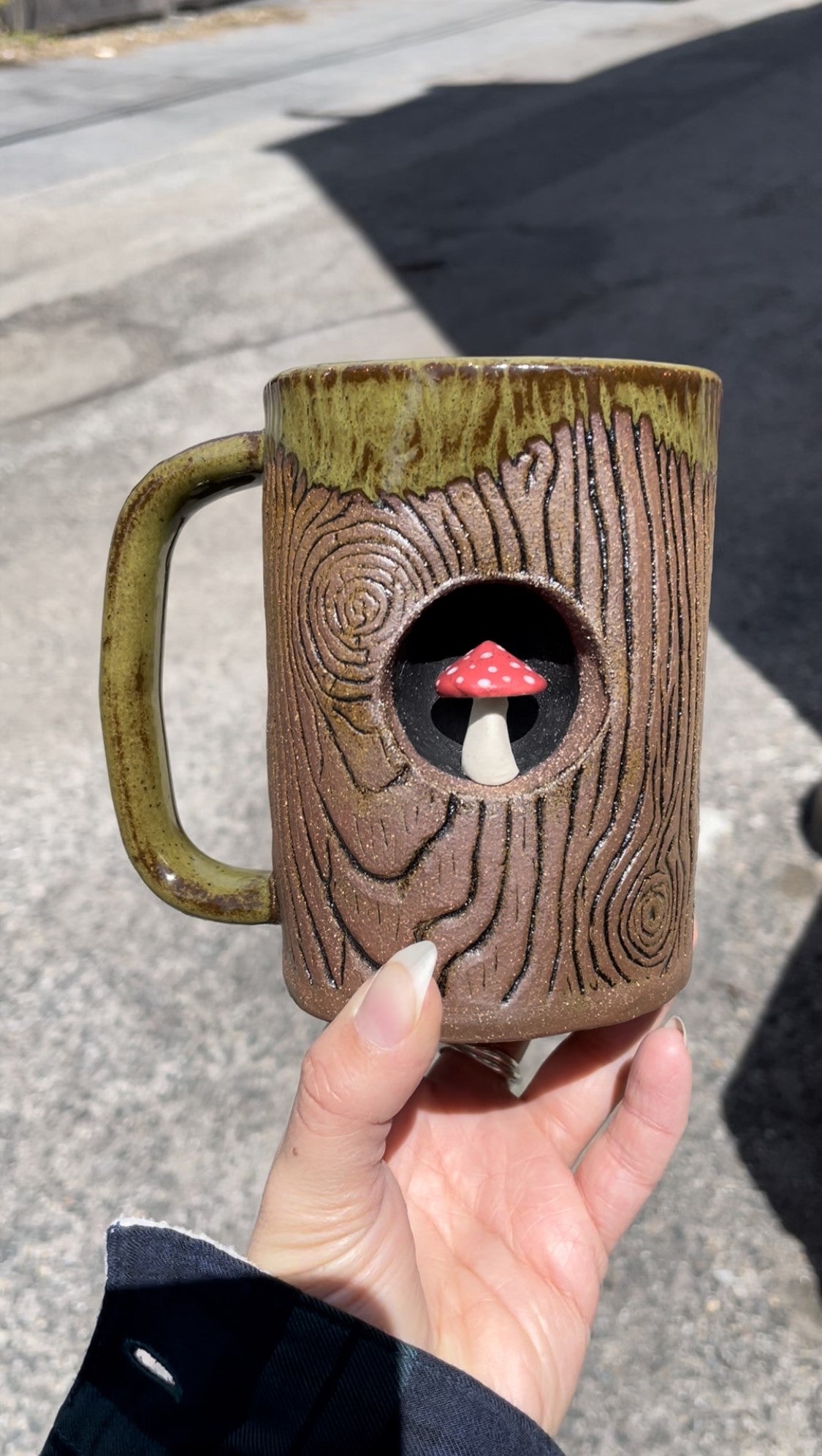 Made to Order: Tree Mug with Mushroom